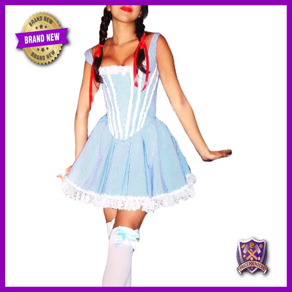 Dresses & Skirts - Puff Sleeve Mini Dress Lolita Cosplay Fairytale Chic Halloween Costume Sexy